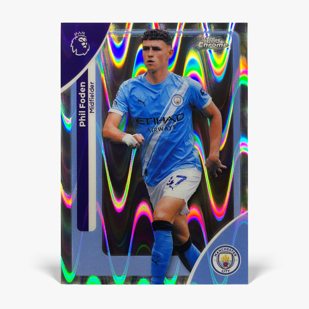 2025-26 Topps Chrome Premier League - RayWave - Phil Foden