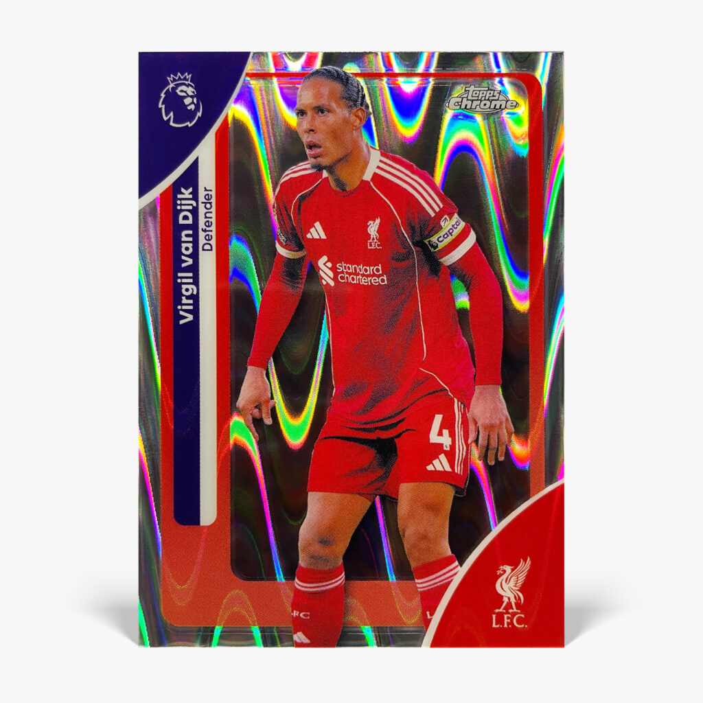 2025-26 Topps Chrome Premier League - RayWave - Virgil van Dijk