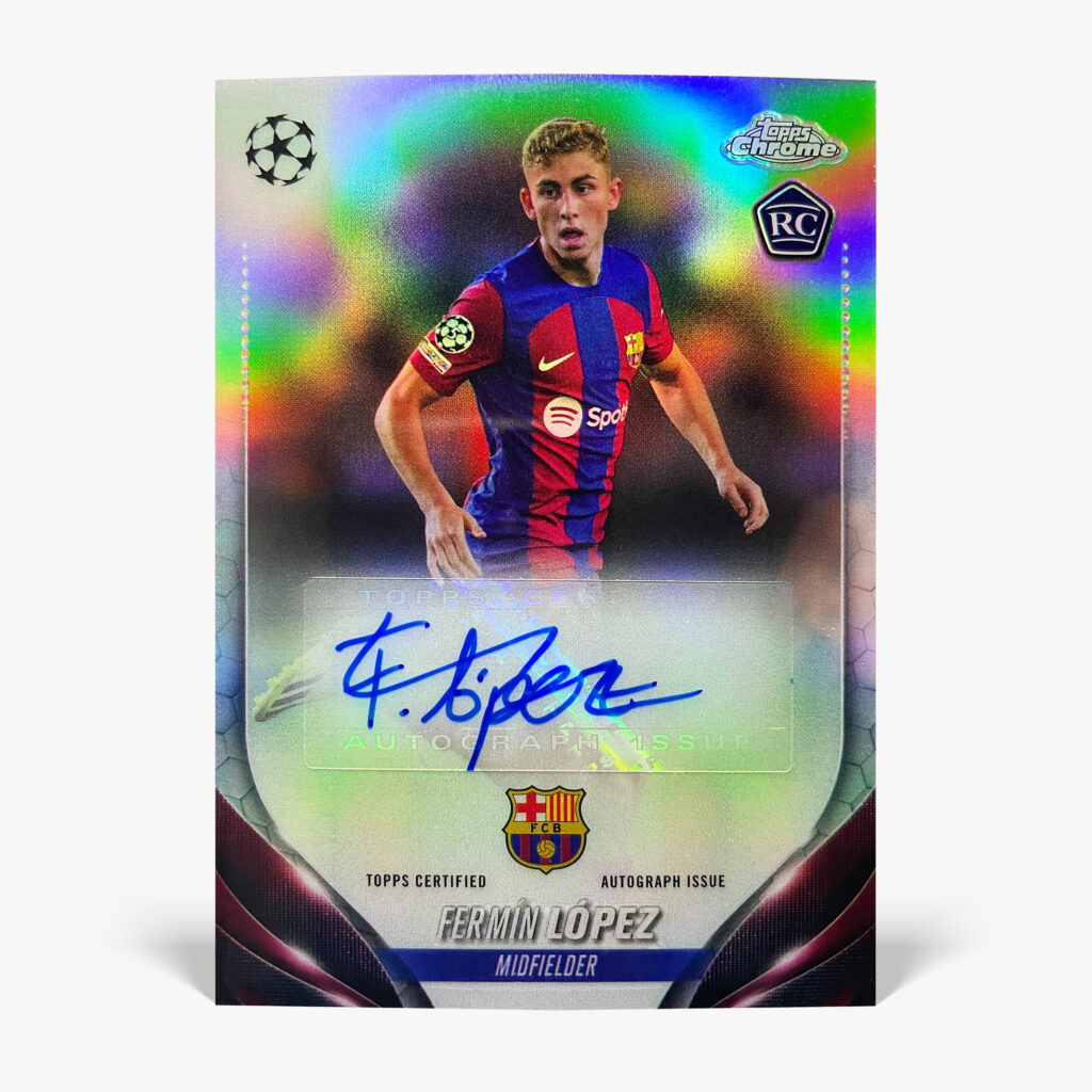 2023-24 Topps Chrome UCC - Fermín López Autograf