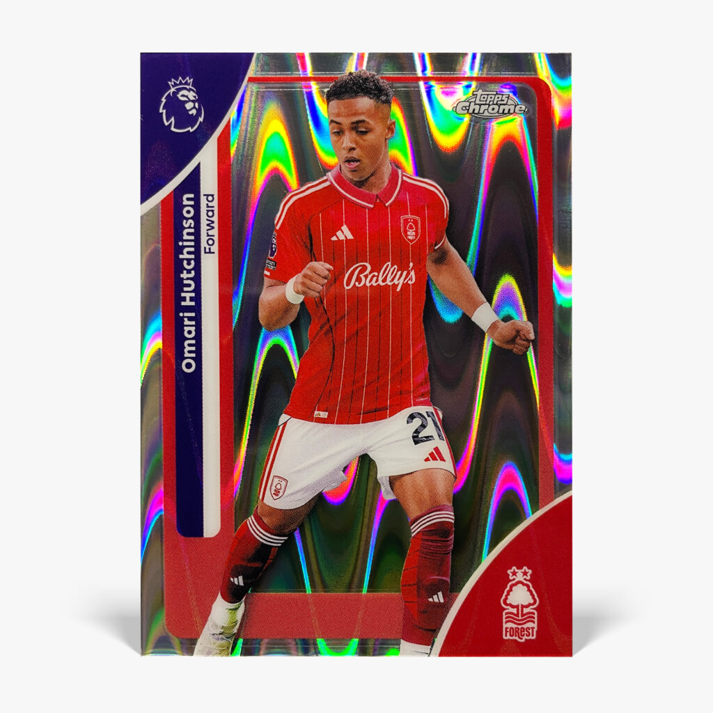2025-26 Topps Chrome Premier League - RayWave - Omari Hutchinson
