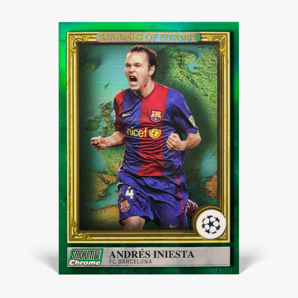 2022-23 Topps Stadium Club Chrome UCC - Legends of Europe - Andrés Iniesta /99