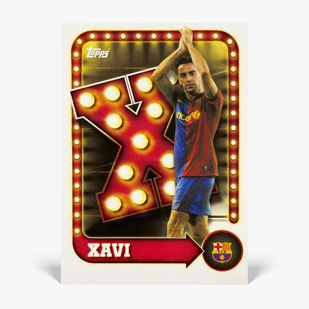2025-26 Topps FC Barcelona Collector Tin - Name In Lights - Xavi