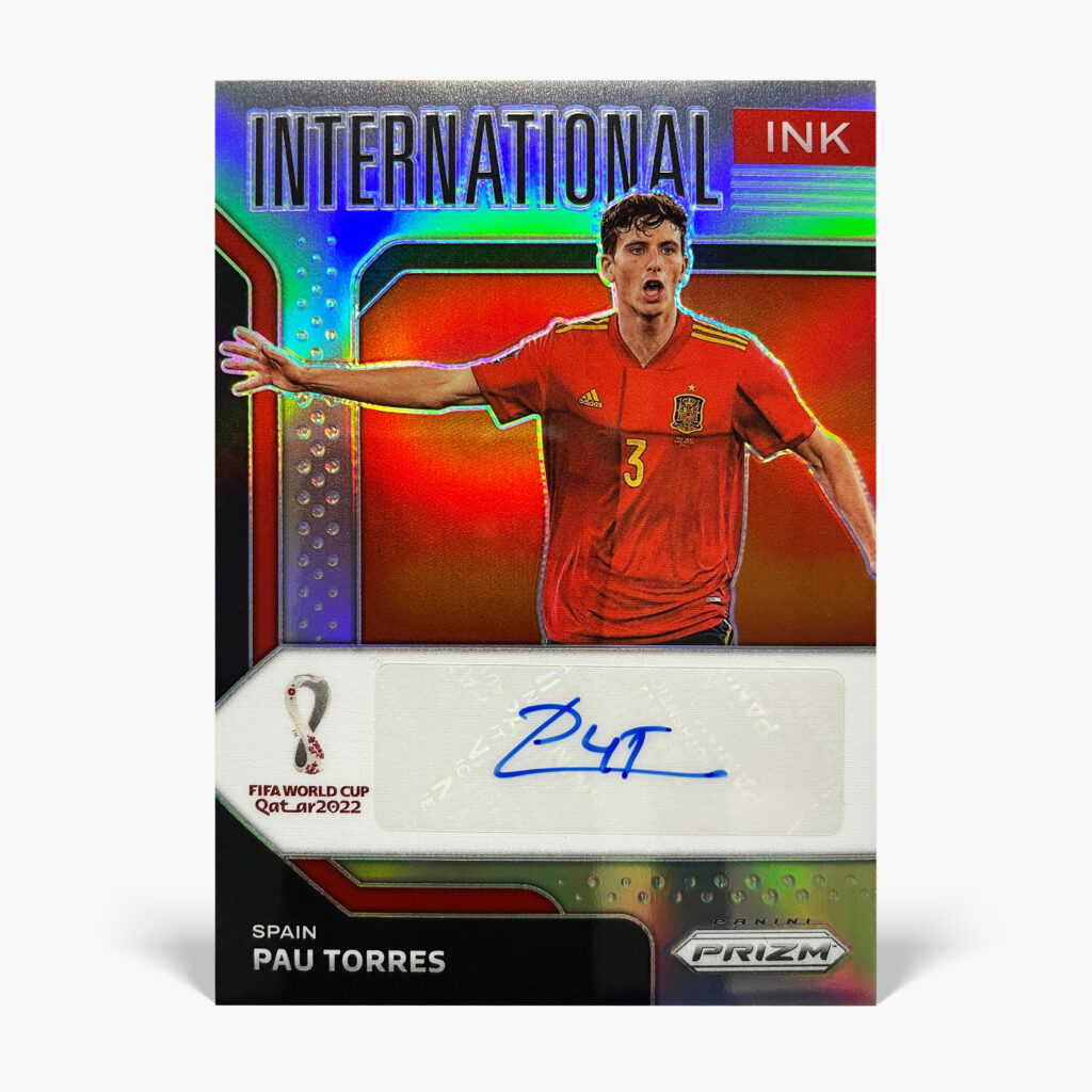 2022 Panini Prizm W/C Qatar - Pau Torres Autograf /199