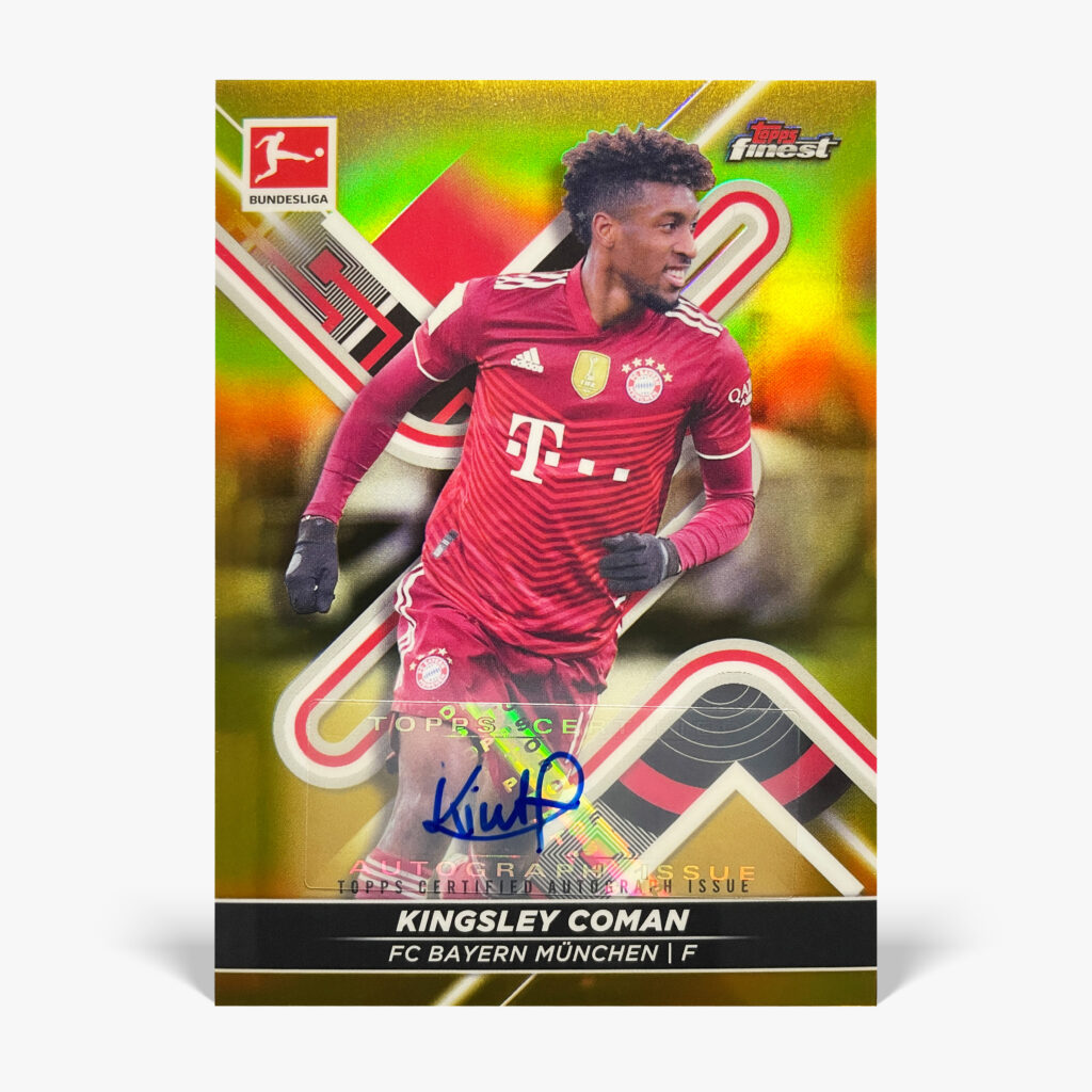 2021-22 Topps Finest Bundesliga - Kingsley Coman Autograf /25