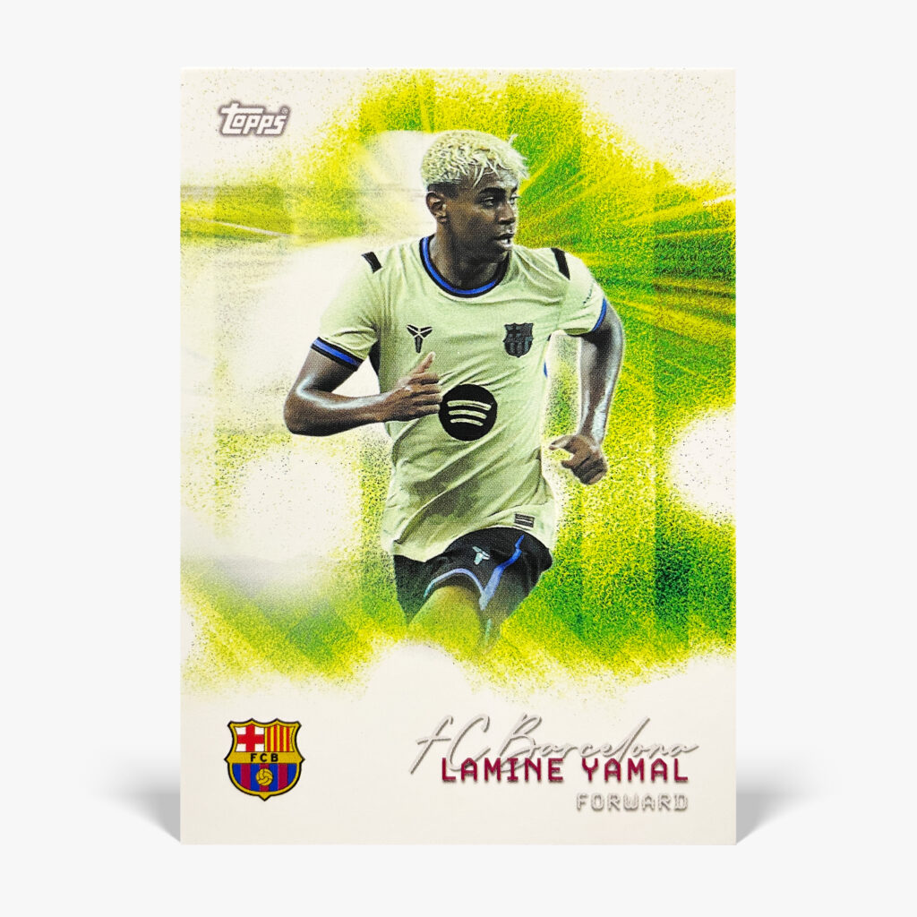 2025-26 Topps Team Set FC Barcelona - Pitch Pursuit - Lamine Yamal