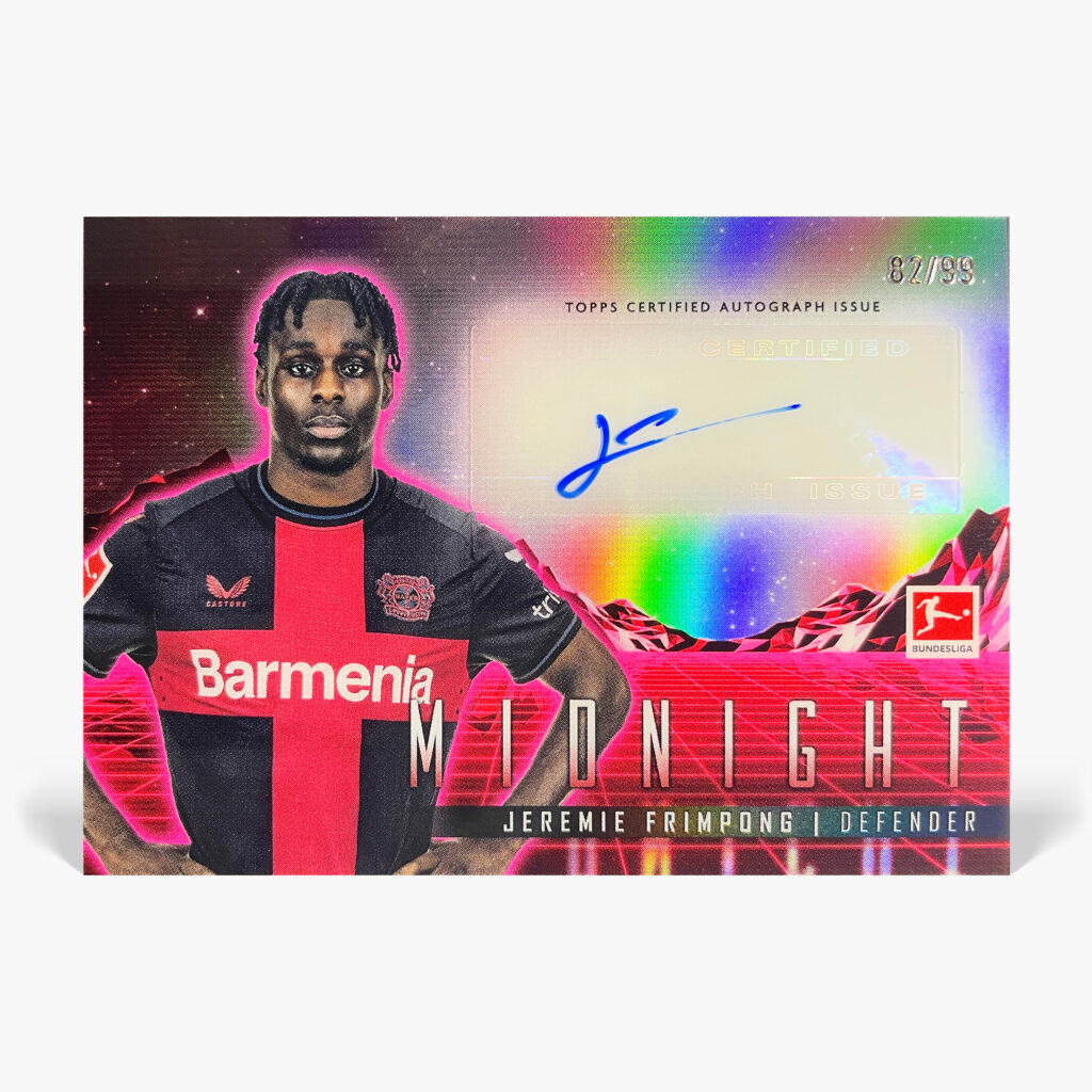 2023-24 Topps Midnight Bundesliga - Jeremie Frimpong Autograf /99