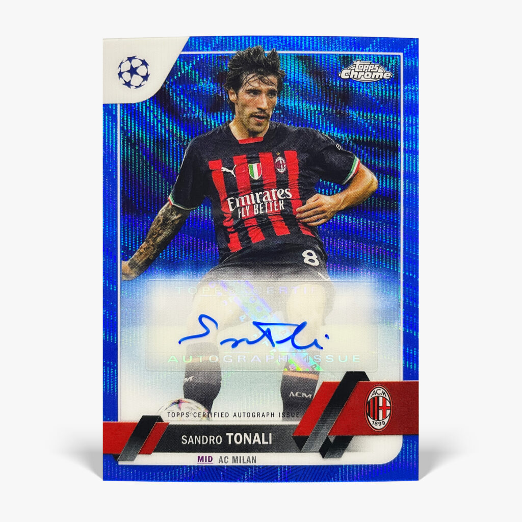 2022-23 Topps Chrome UCC - Sandro Tonali Autograf /75