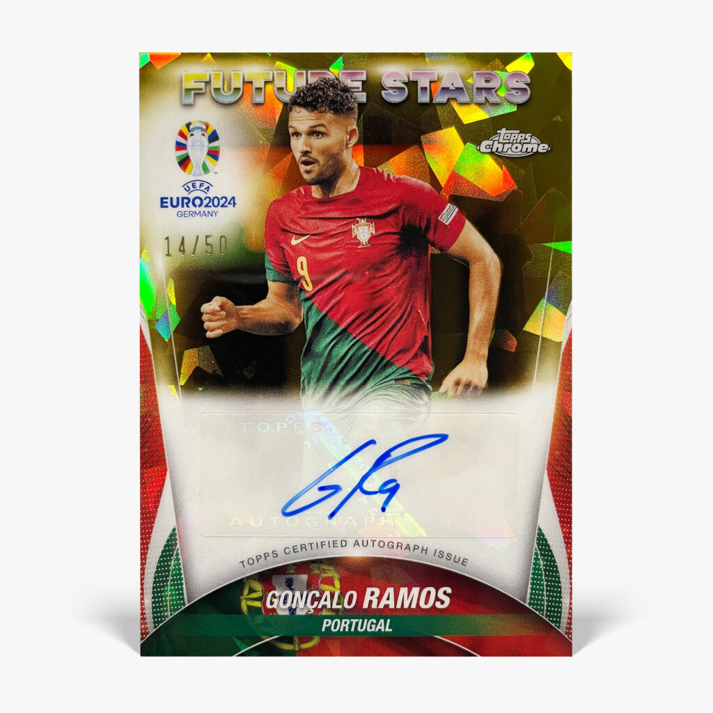 2024 Topps Chrome Sapphire UEFA Euro - Gonçalo Ramos Autograf /50