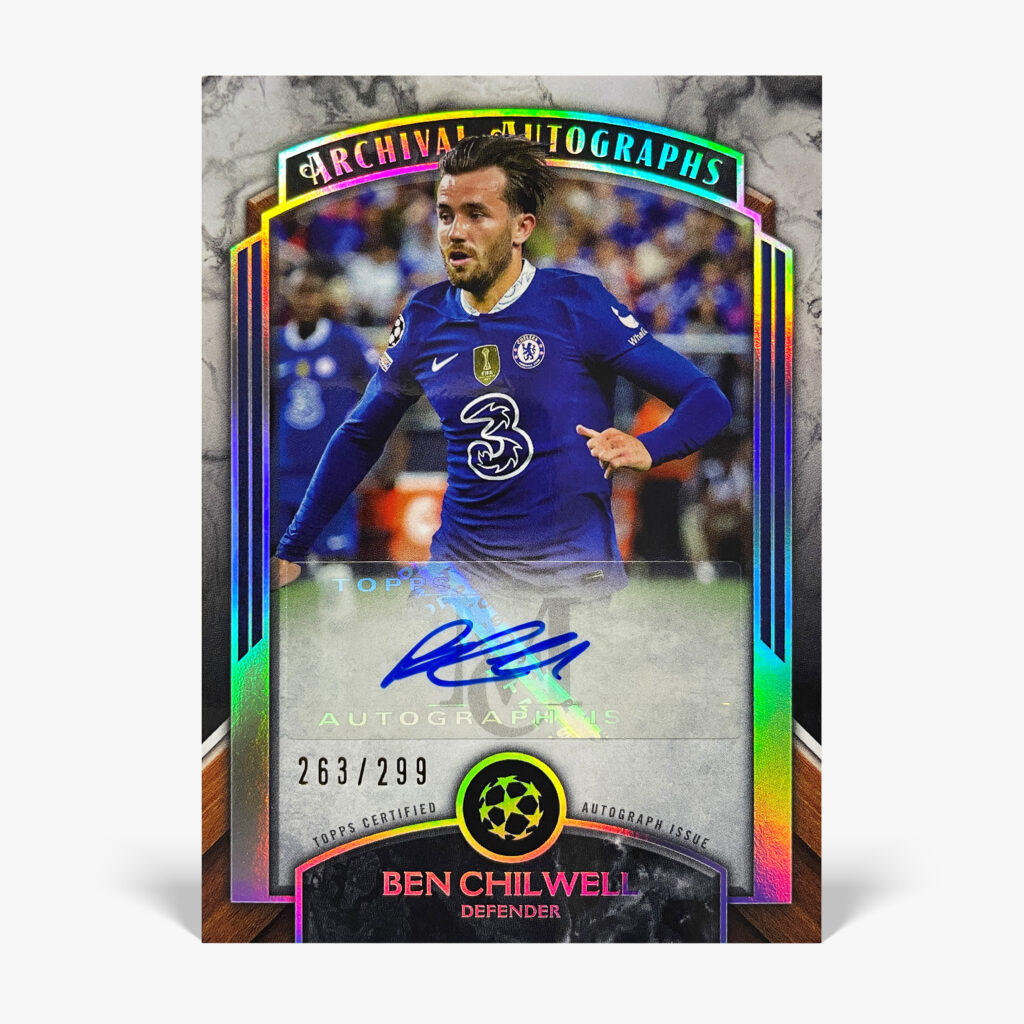 2022-23 Topps Museum Collection - Ben Chilwell Autograf /299