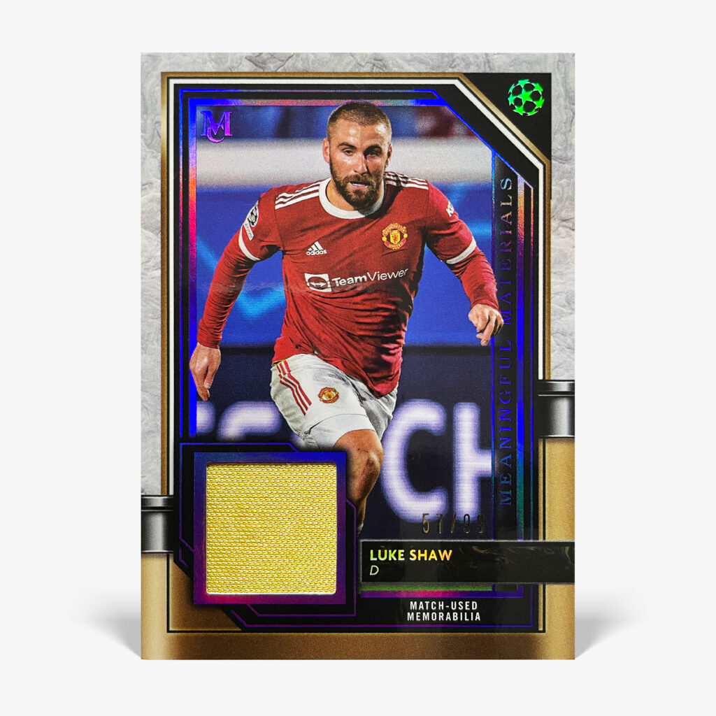 2021-22 Topps Museum Collection - Luke Shaw Relic /99