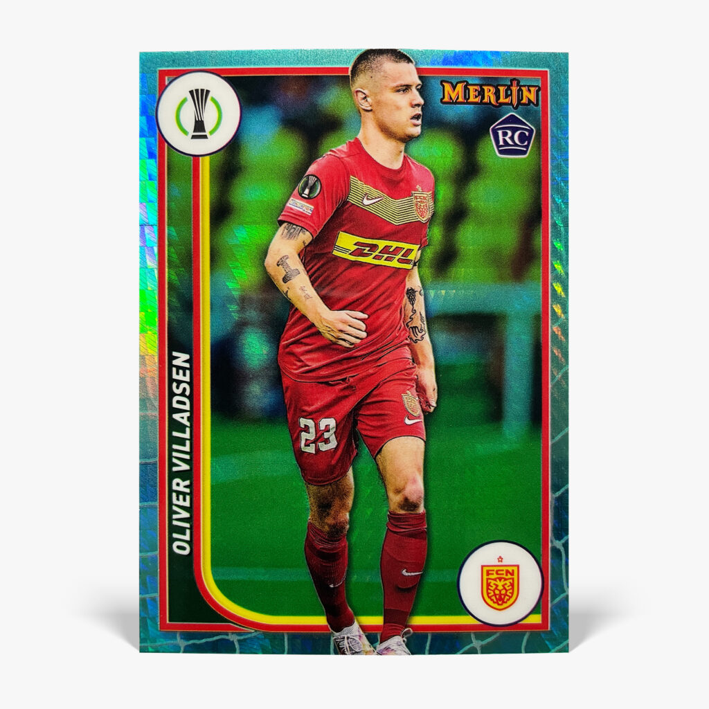 2023-24 Topps Merlin UCC - Aqua Prism - Oliver Villadsen