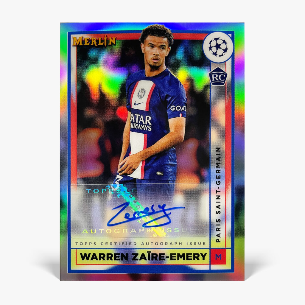 2022-23 Topps Merlin UCC - Warren Zaïre-Emery Autograf
