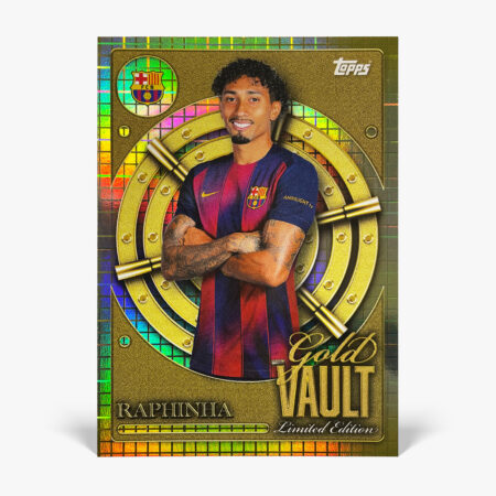 2025-26 Topps FC Barcelona Collector Tin - Gold Vault - Raphinha
