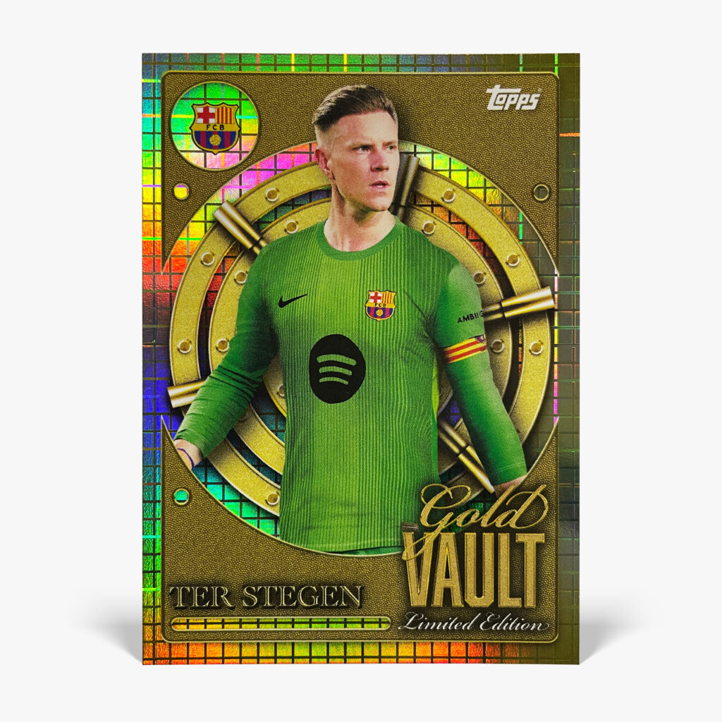 2025-26 Topps FC Barcelona Collector Tin - Gold Vault - Marc-André Ter Stegen