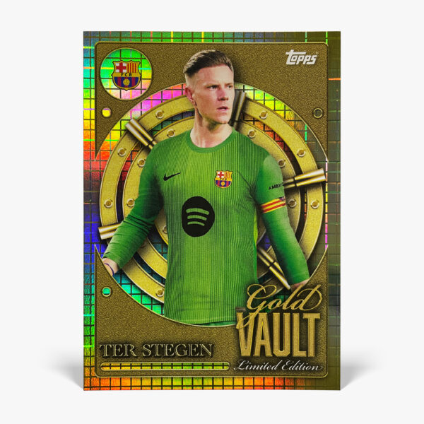 2025-26 Topps FC Barcelona Collector Tin - Gold Vault - Marc-André Ter Stegen