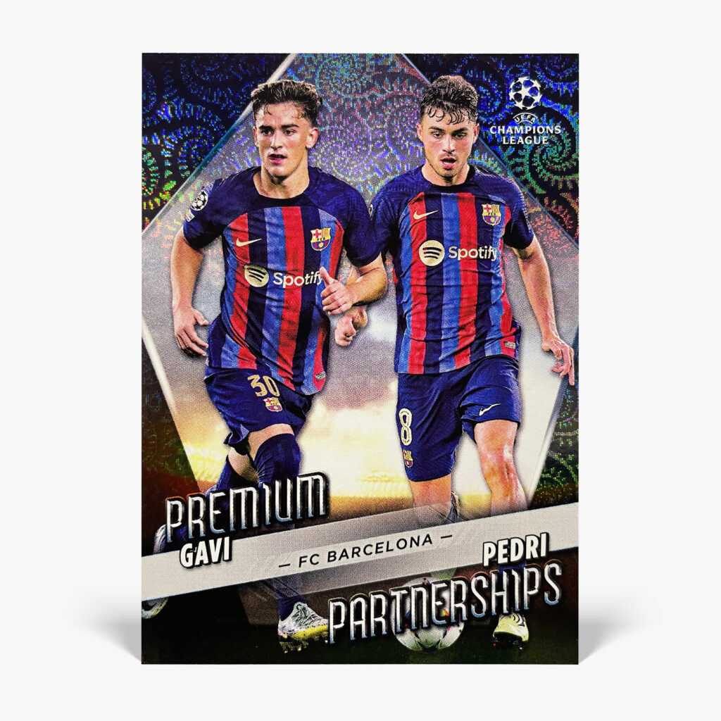 2022-23 Topps Carnaval UCC - Premium Partnerships - Gavi / Pedri