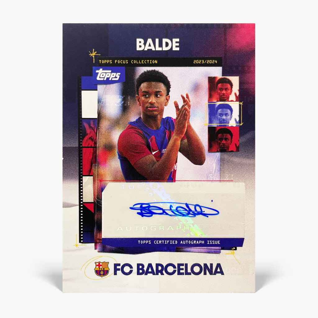 2023-24 Topps Focus FC Barcelona - Alejandro Balde Autograf