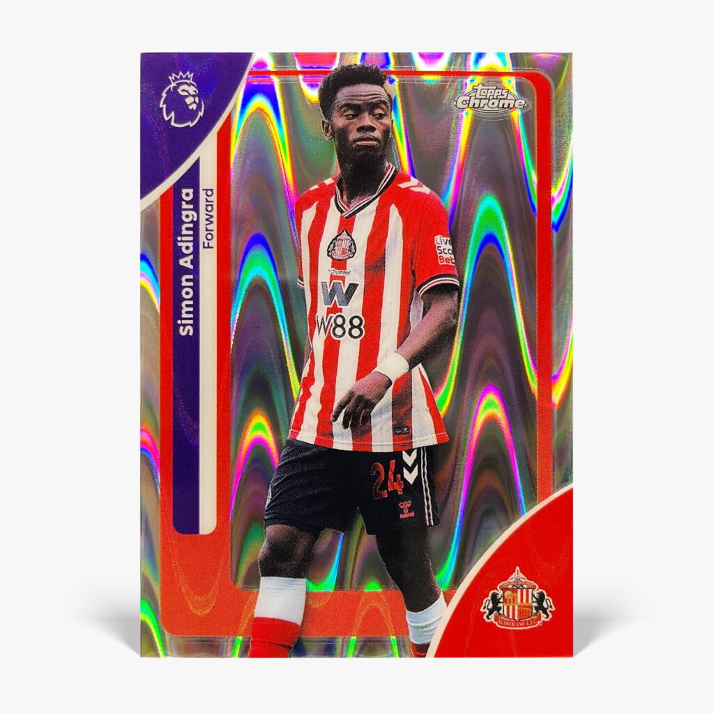 2025-26 Topps Chrome Premier League - RayWave - Simon Adingra