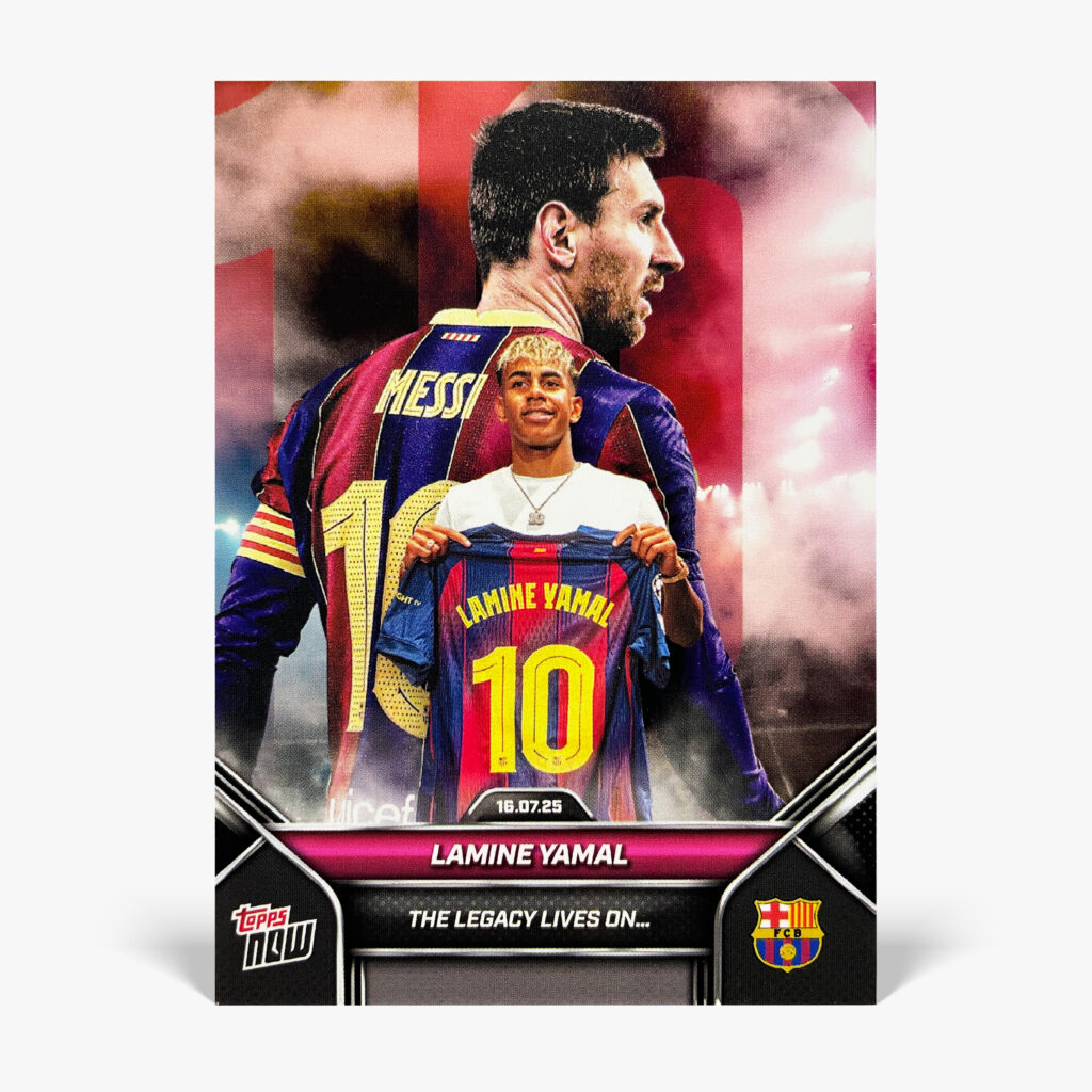 2025 Topps Now FC Barcelona - Lamine Yamal & Messi #2