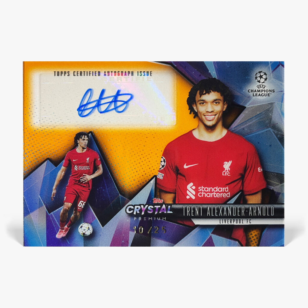 2022-23 Topps Crystal Premium UCL - Trent Alexander-Arnold Autograf /25
