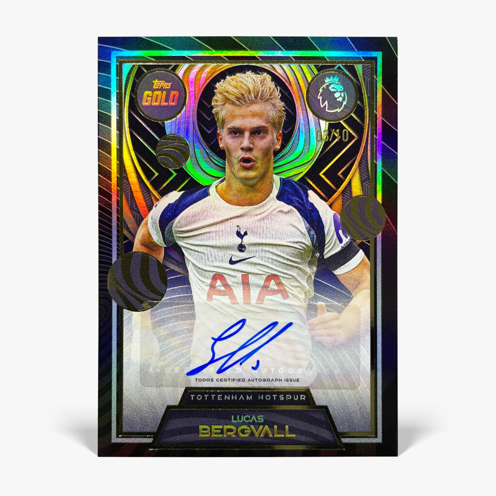 2025-26 Topps Gold Premier League - Lucas Bergvall Autograf /10