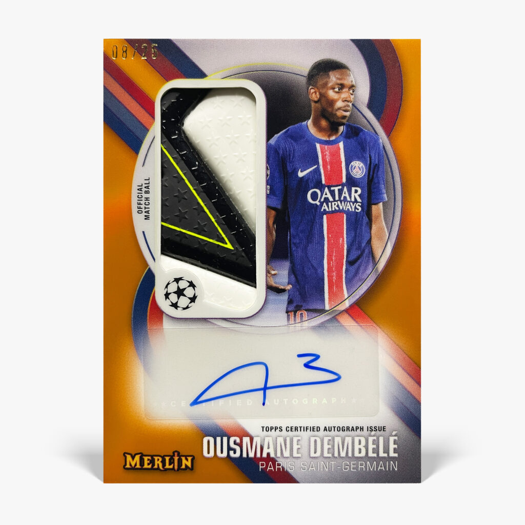 2024-25 Topps Merlin UCC - Ousmane Dembélé Autograf Relic /25