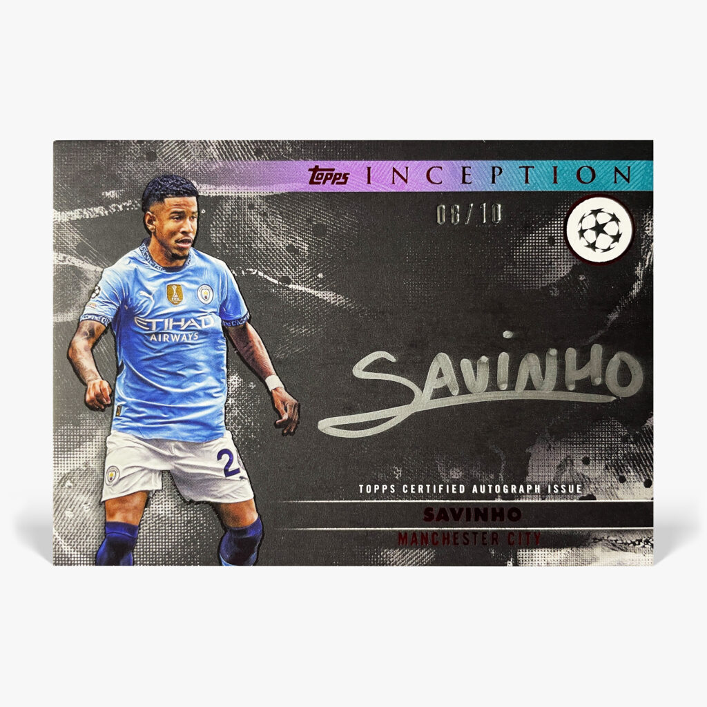 2024-25 Topps Inception UCC - Silver Signings - Savinho Autograf /10