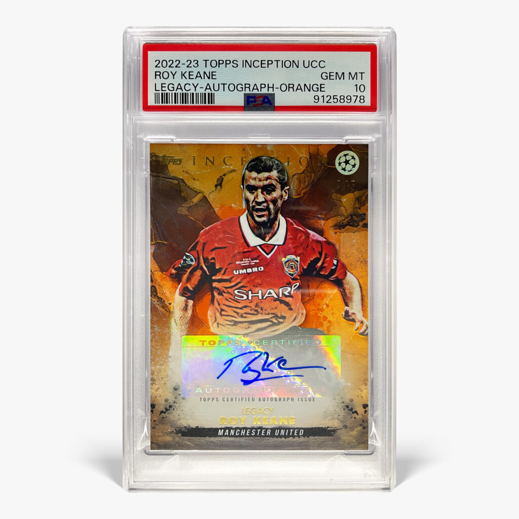 2022-23 Topps Inception UCC - Roy Keane Autograf /5 PSA 10