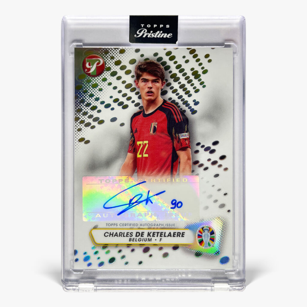 2023 Topps Pristine Road to Euro 2024 - Charles de Ketelaere Autograf