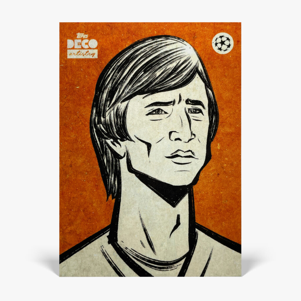 2025-26 Topps Deco UCC - Artistry - Johan Cruyff