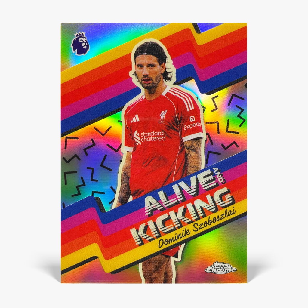 2025-26 Topps Chrome Premier League - Alive and Kicking - Dominik Szoboszlai