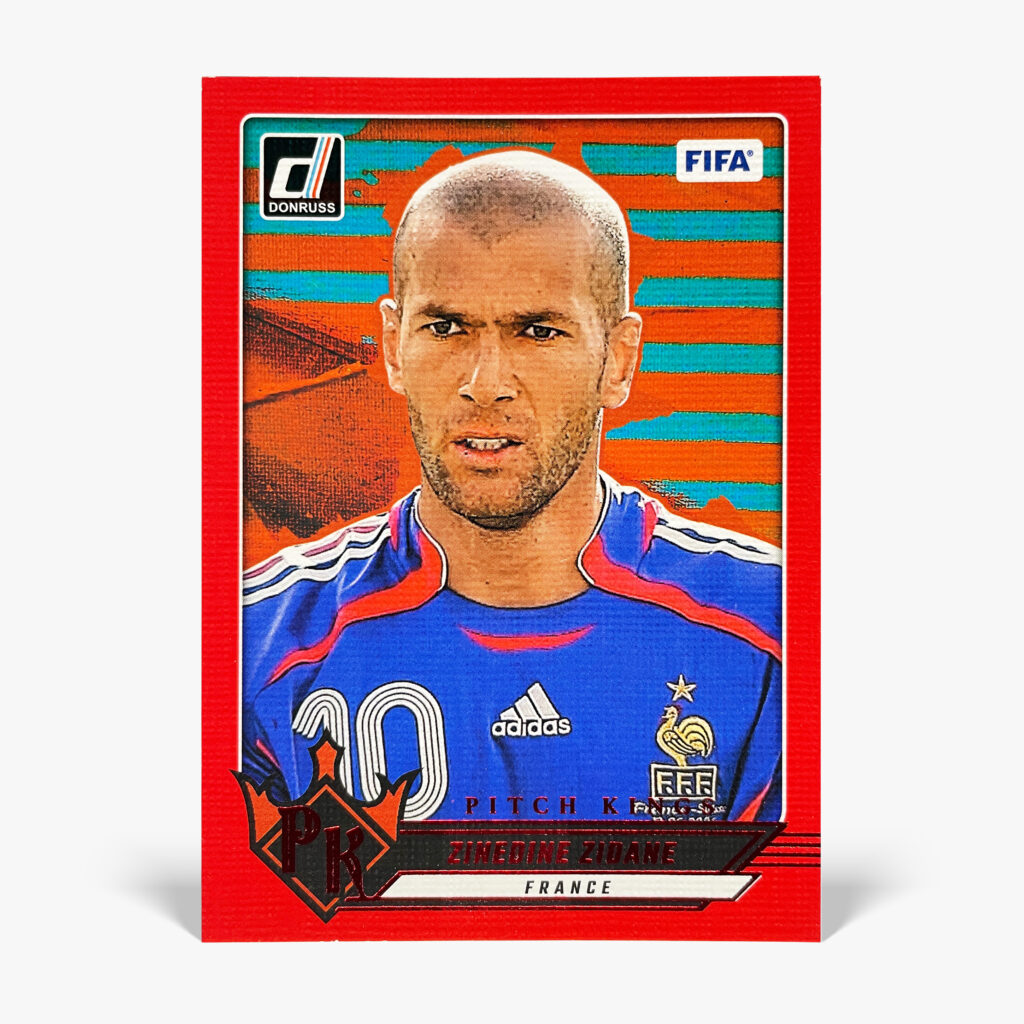 2024-25 Panini Donruss - Pitch Kings (Red) - Zinedine Zidane