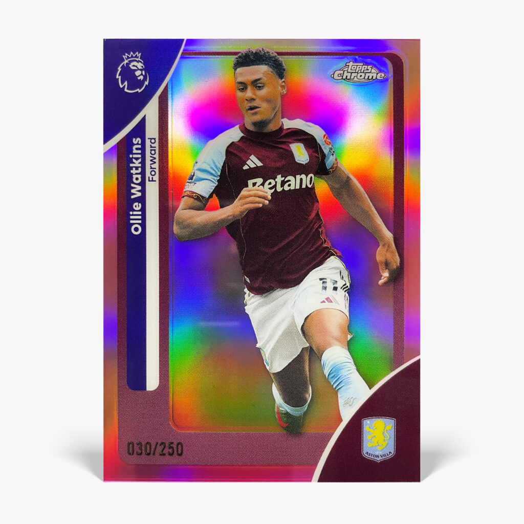 2025-26 Topps Chrome Premier League - Ollie Watkins /250