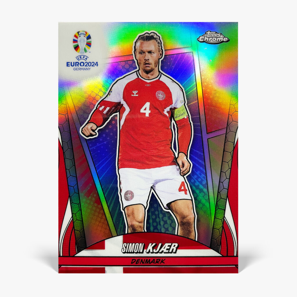 2024 Topps Chrome UEFA Euro - Hero Variation - Simon Kjær