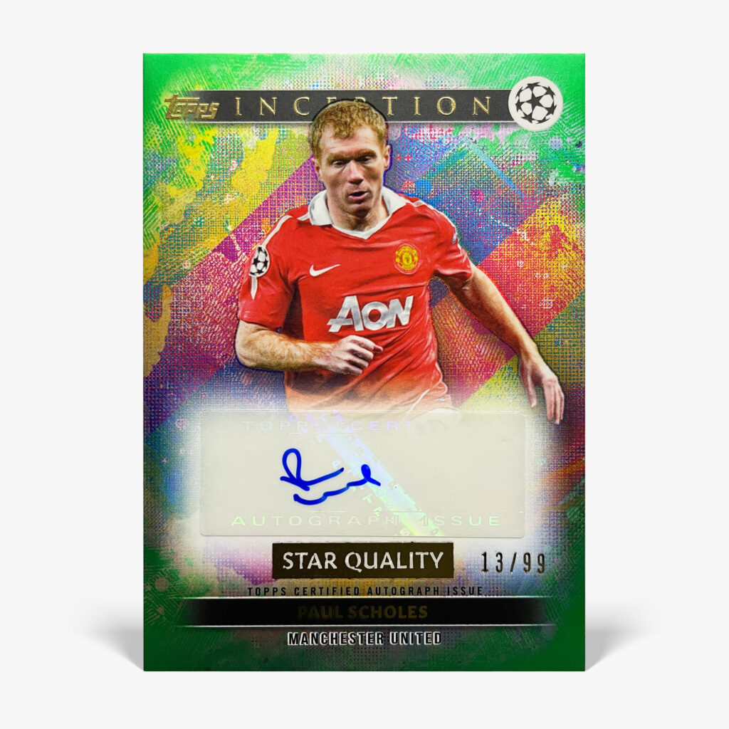2024-25 Topps Inception UCC - Paul Scholes Autograf /99