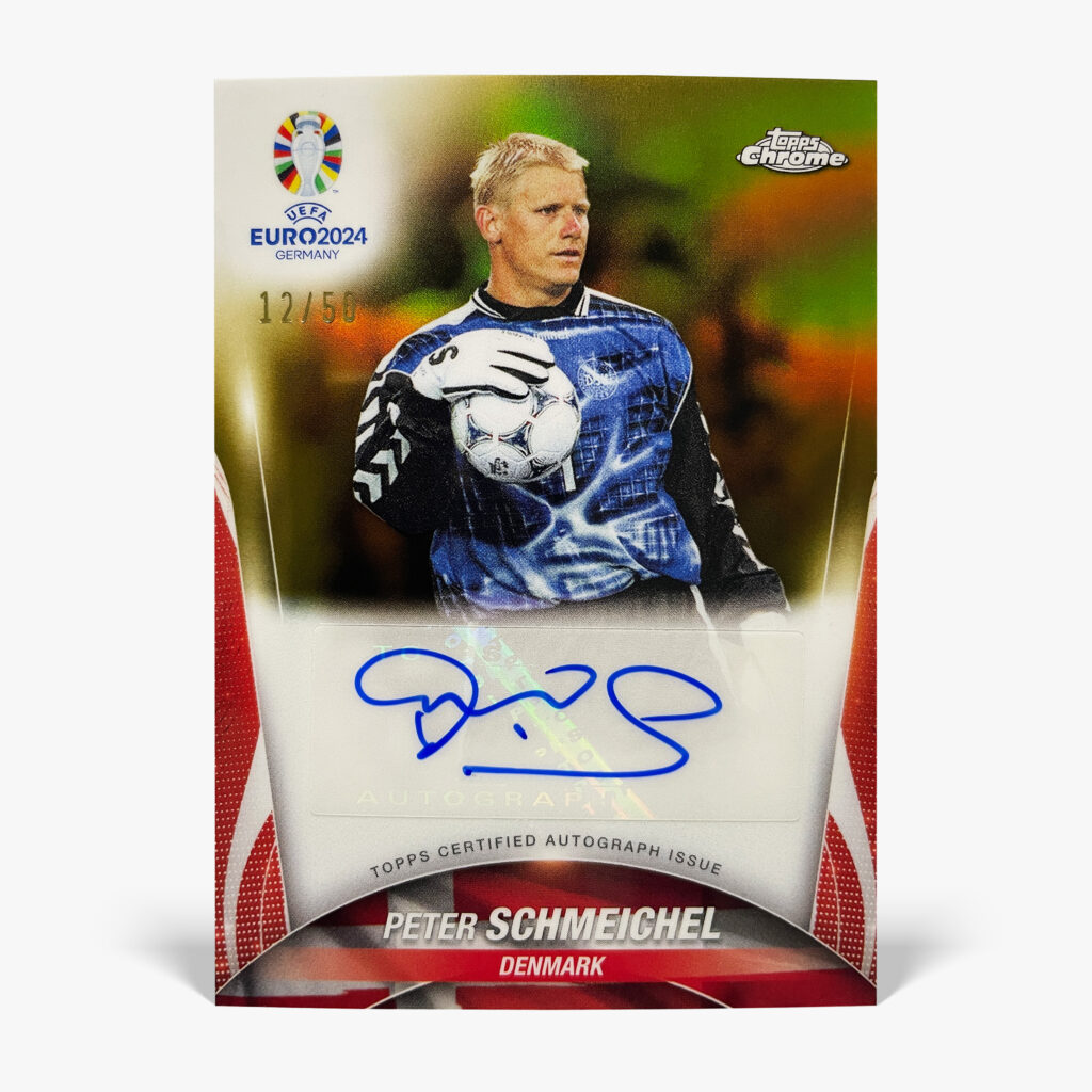 2024 Topps Chrome UEFA Euro - Peter Schmeichel Autograf /50