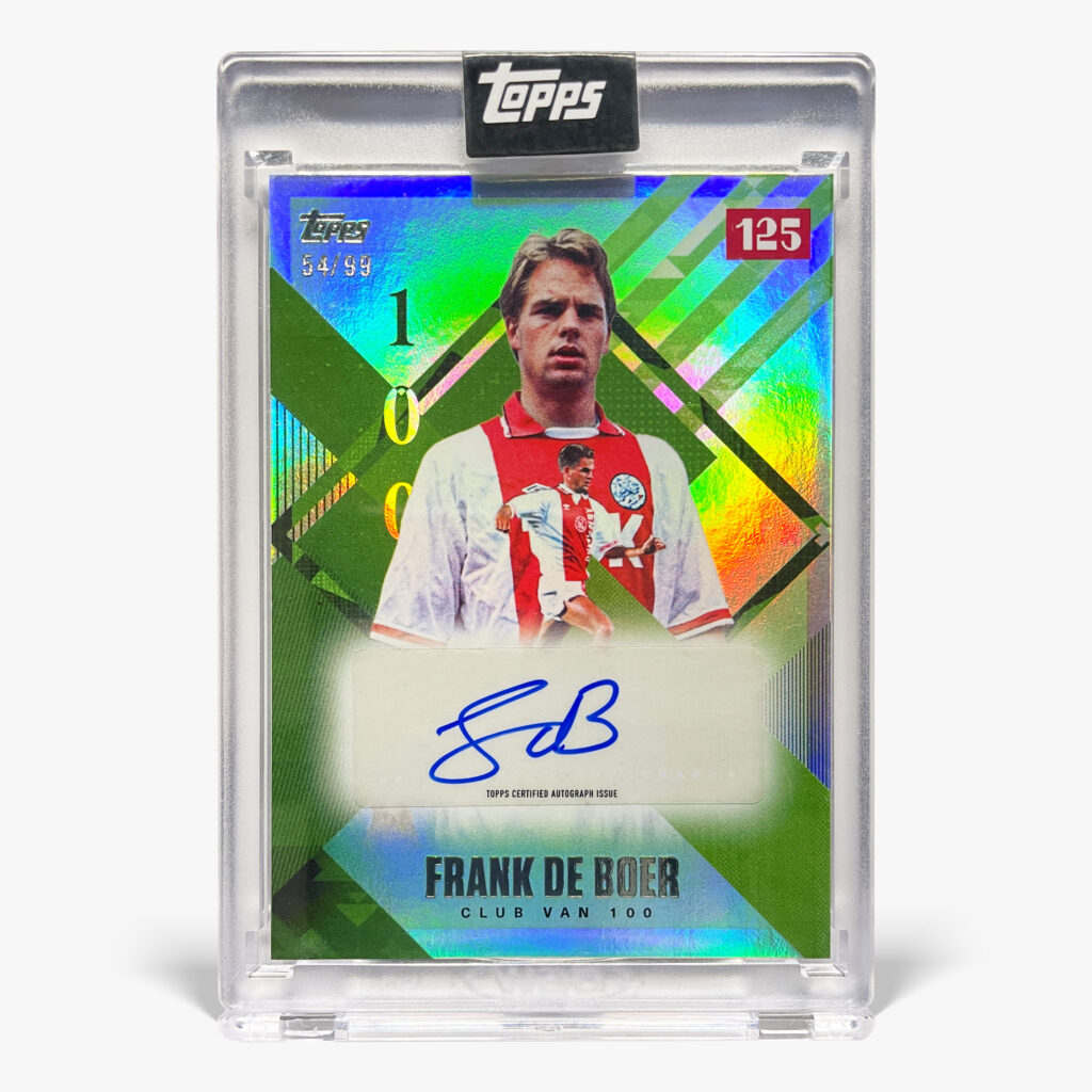 2025 Topps Ajax 125th Anniversary - Frank De Boer Autograf /99