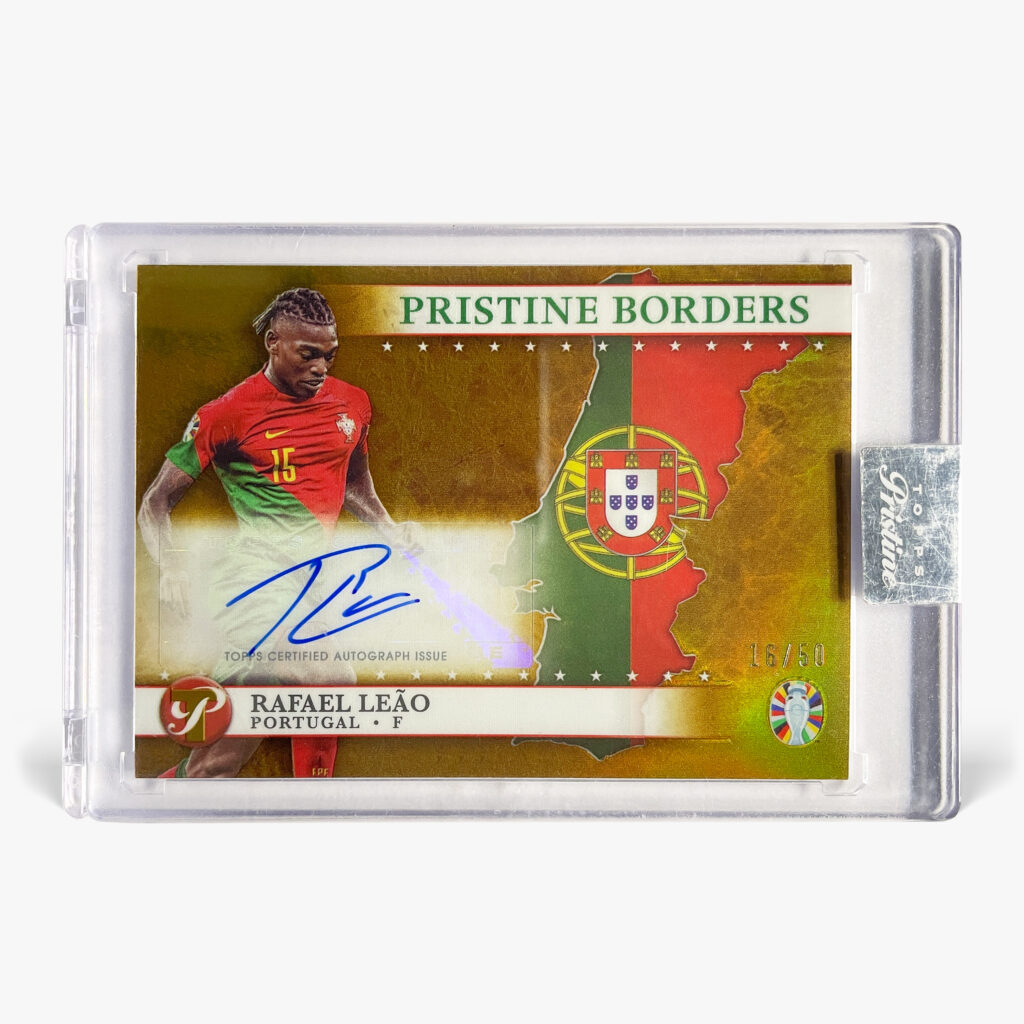 2023 Topps Pristine Road to Euro 2024 - Rafael Leão Autograf /50