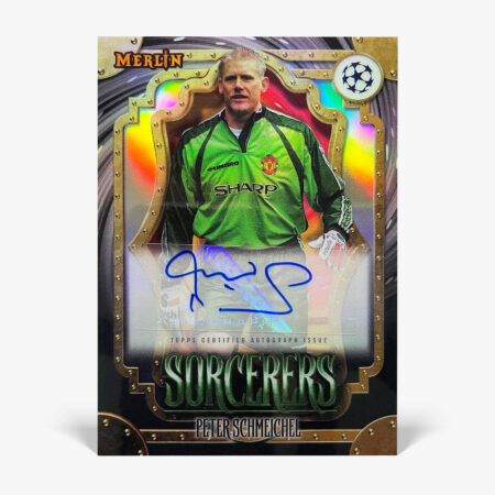2023-24 Topps Merlin UCC - Sorcerers - Peter Schmeichel Autograf