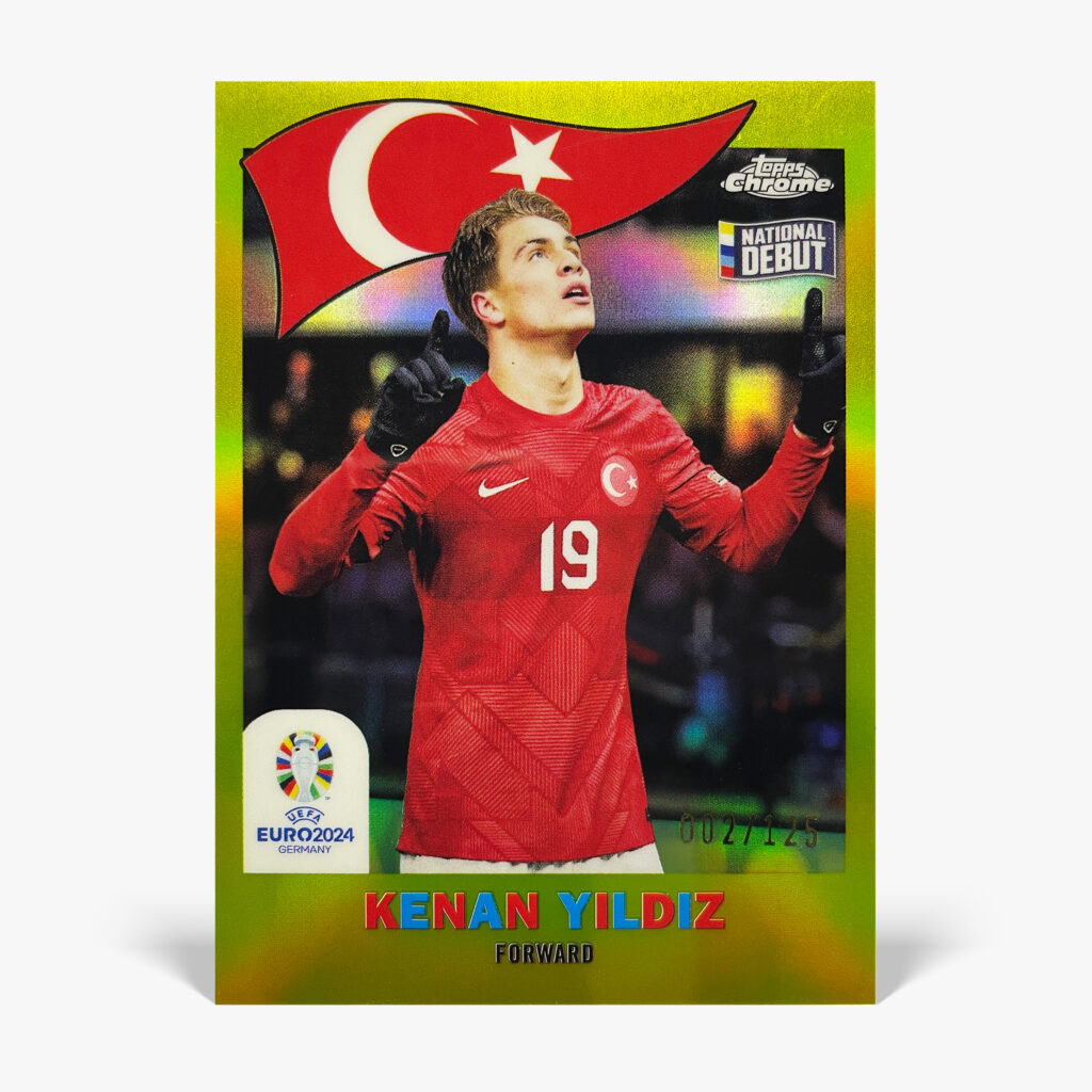 2024 Topps Chrome UEFA Euro - 1960 - Kenan Yildiz /125