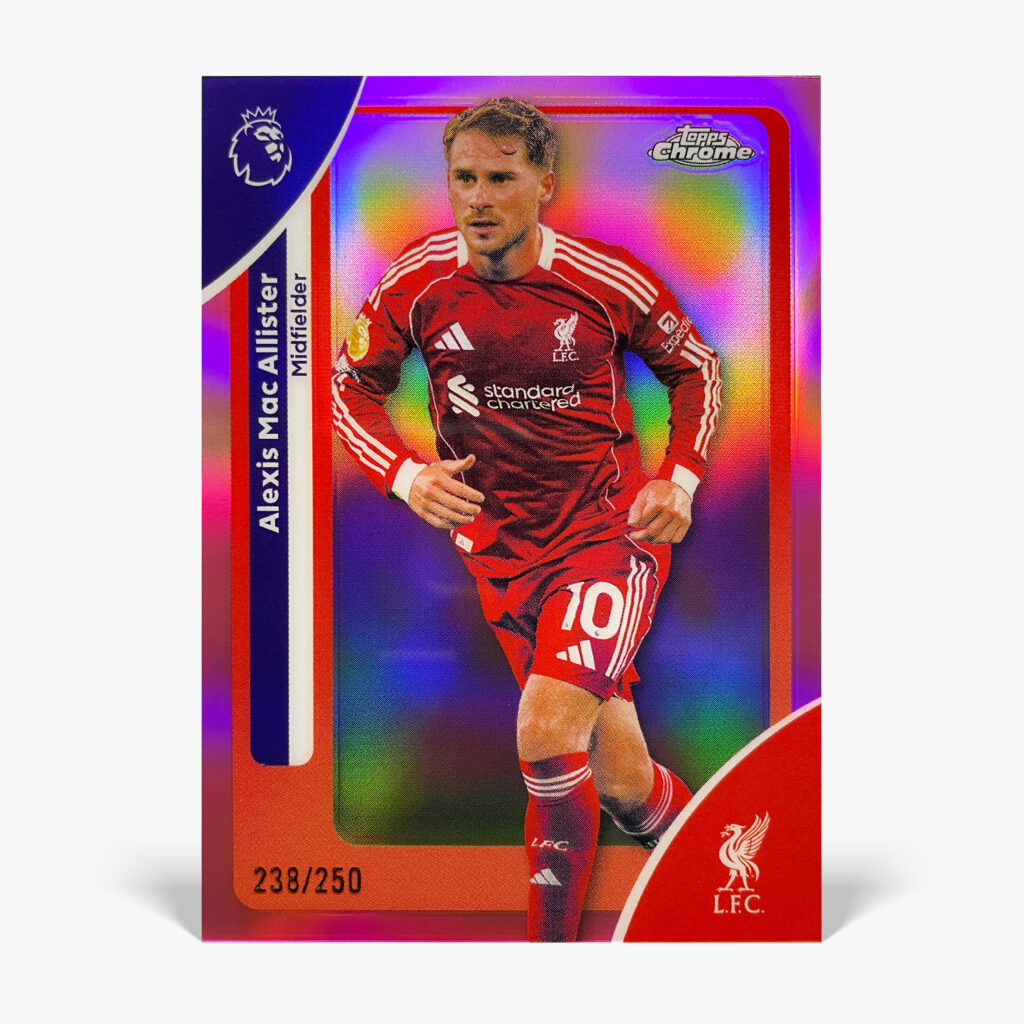 2025-26 Topps Chrome Premier League - Alexis Mac Allister /250