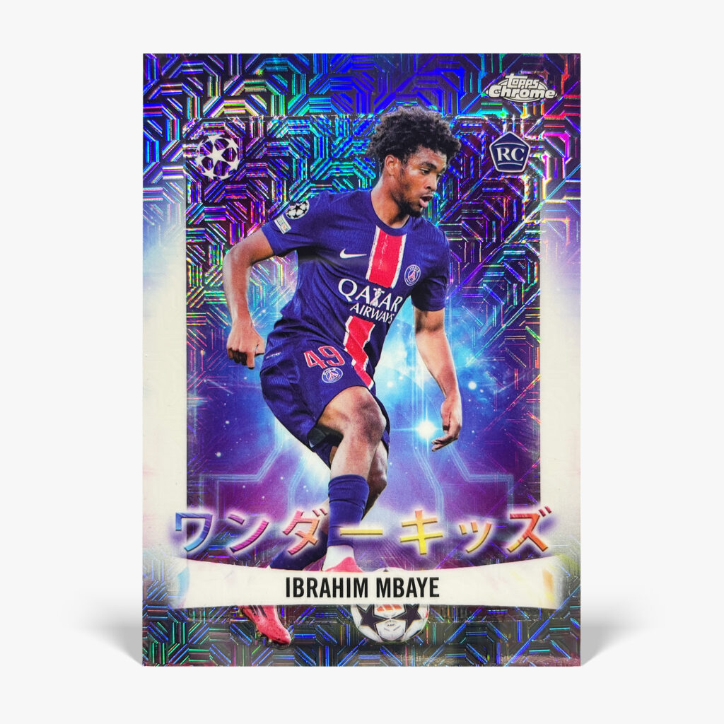 2024-25 Topps Chrome UCC Japan - Wonderkids - Ibrahim Mbaye