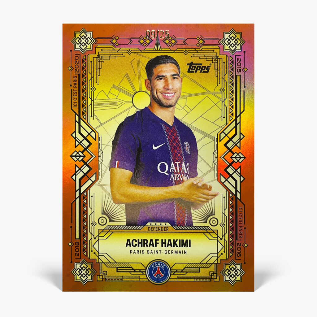 2025-26 Topps Team Set PSG - Four For Four - Achraf Hakimi /25