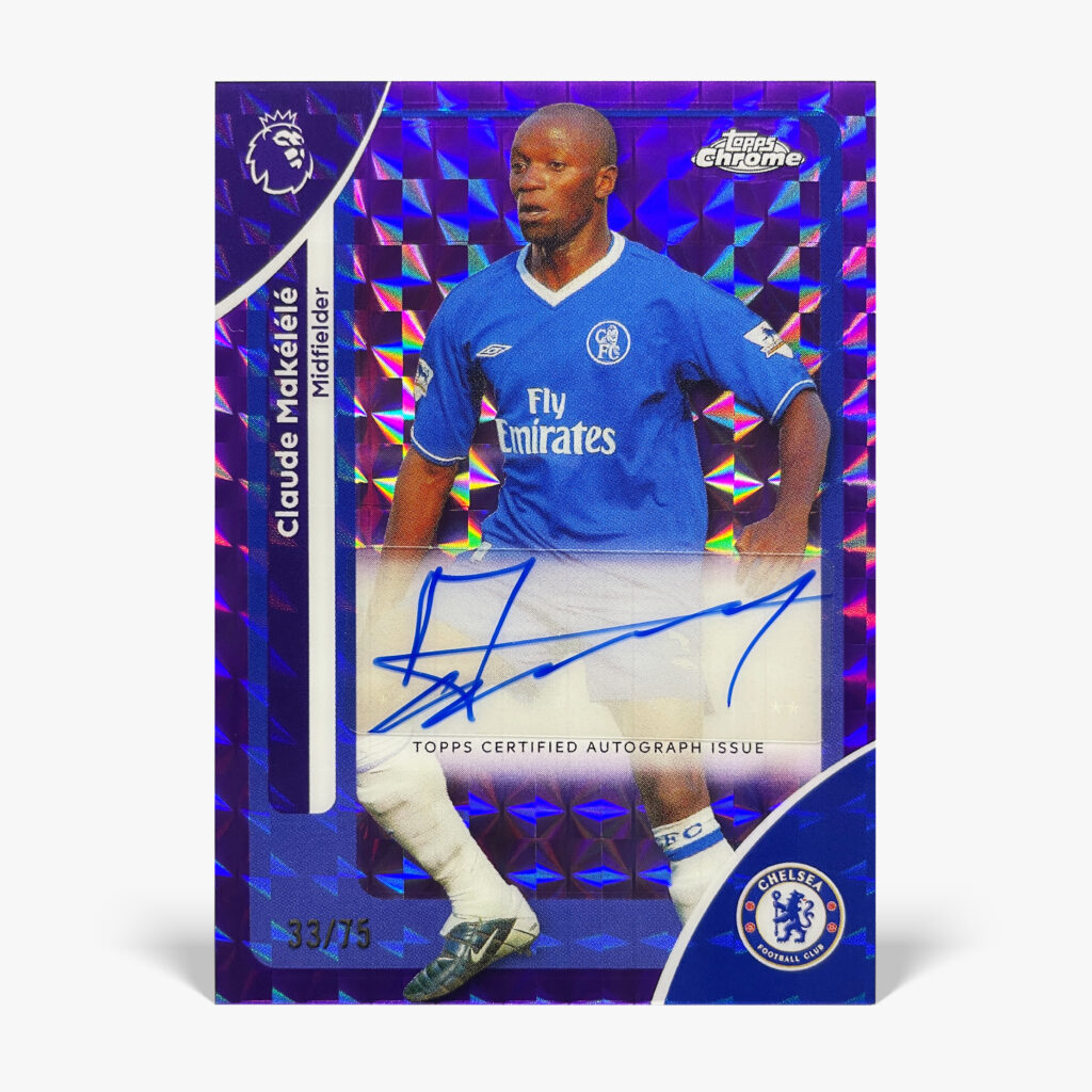 2025-26 Topps Chrome Premier League - Claude Makélélé Autograf /75