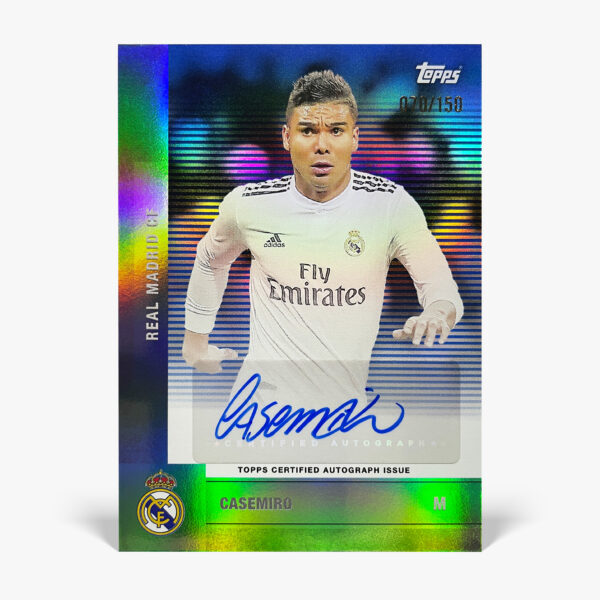 2025-26 Topps Team Set Real Madrid - Casemiro Autograf /150
