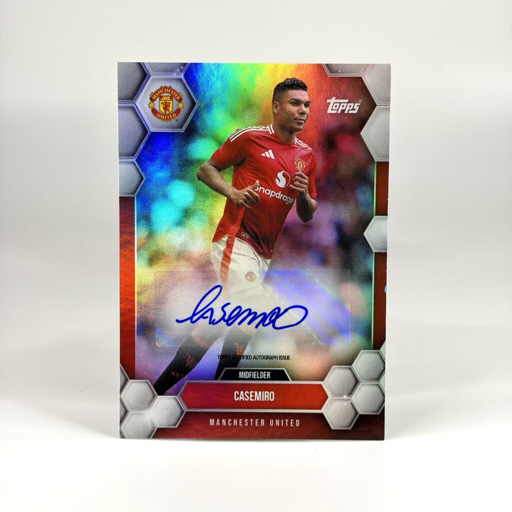 2024-25 Topps Fan Set Manchester United - Casemiro Autograf