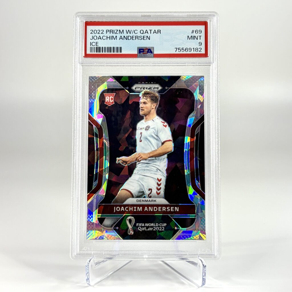 2022 Panini Prizm W/C Qatar - Joachim Andersen #69 PSA 9