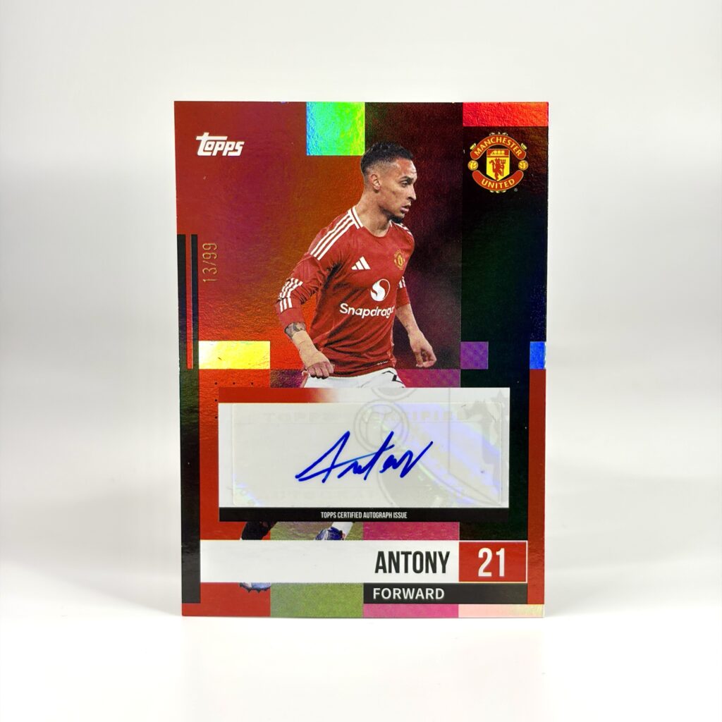 2024-25 Topps Team Set Manchester United - Antony Autograf /99
