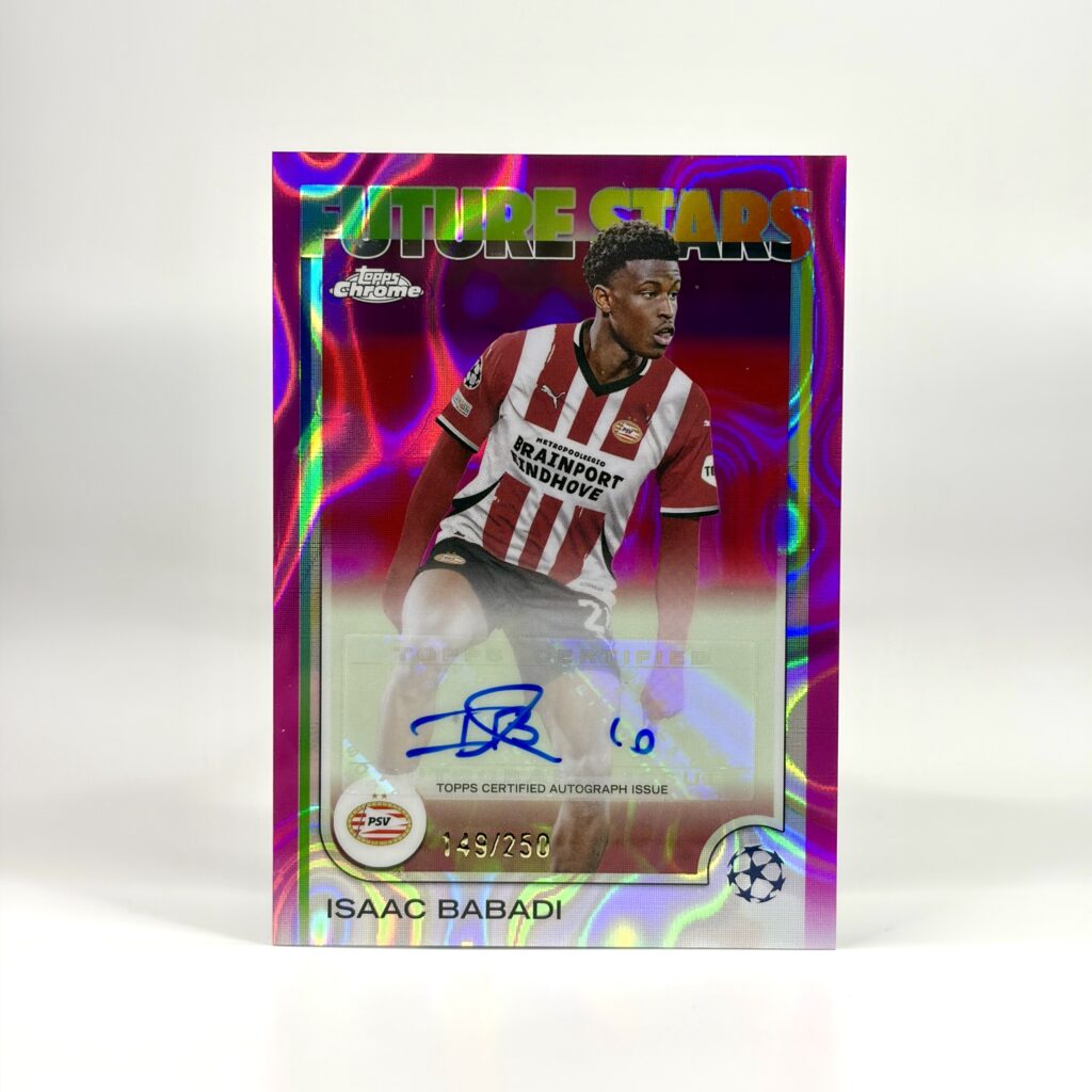 2024-25 Topps Chrome UCC - Isaac Babadi Autograf /250