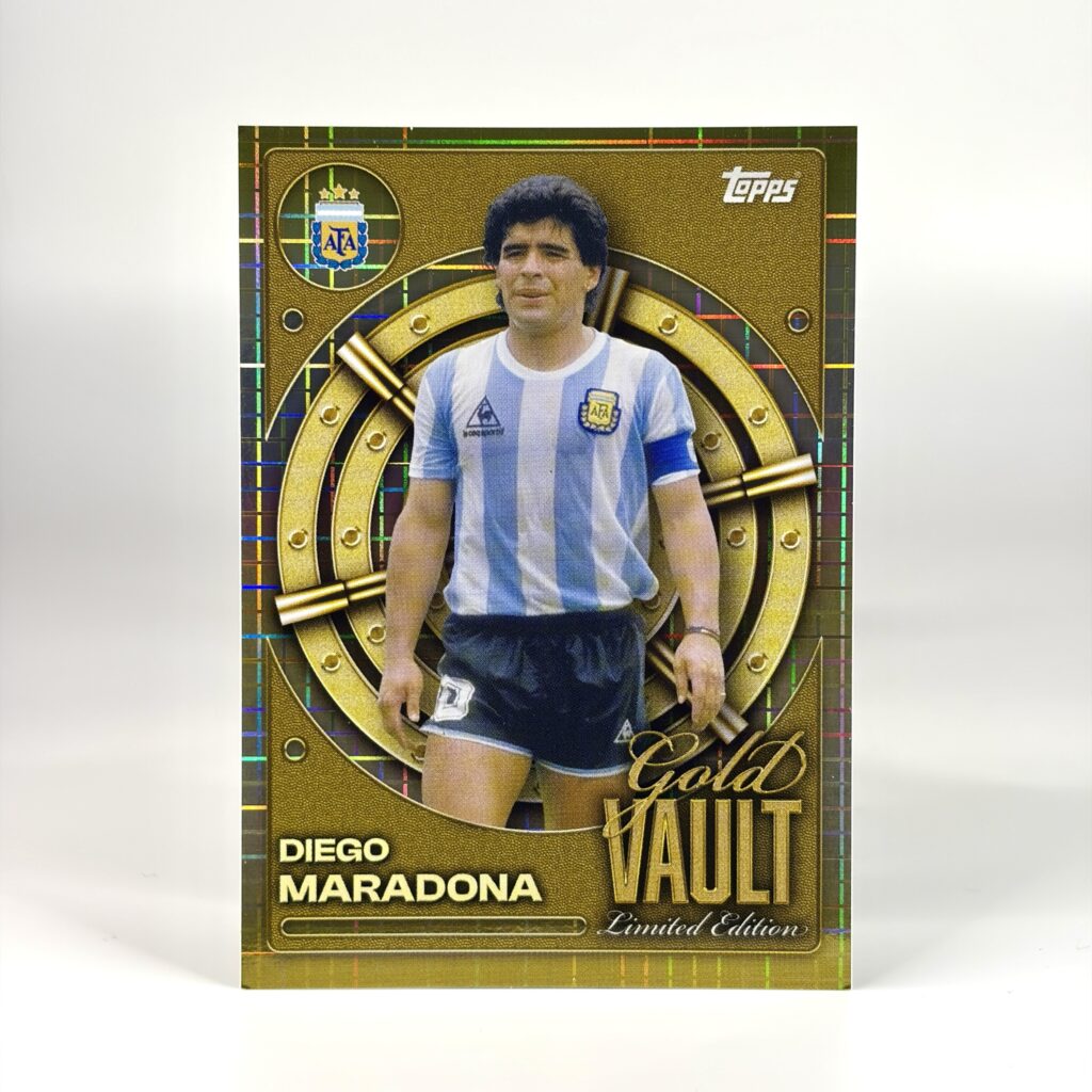 2025-26 Topps Argentina Collector Tin - Gold Vault - Diego Maradona